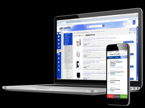 Onventis_1_Pressebild_ONVENTIS_Catalog_Management_Software-Oberfläche